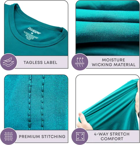 Miniatura 3 de Rocky Ropa interior térmica para niños, ropa interior larga para niños, capa base para clima frío/esquí