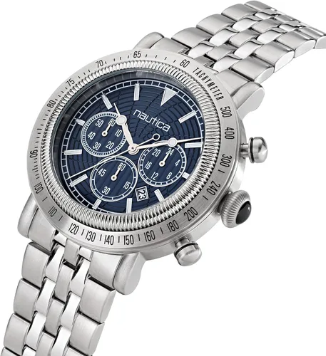 Miniatura 2 de Nautica Reloj de pulsera de acero inoxidable Spettacolare Reissue para hombre (Modelo NAPSPF203), plateado, Moderno