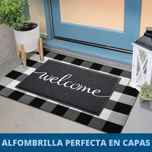 Miniatura 2 de EARTHALL Tapetes de Bienvenida Divertidos, Tapete de Puerta Frontal para Entrada Exterior, Tapete de Puerta Exterior/Interior, Alfombras de Entrada