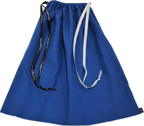 Miniatura 14 de T-STOP Bolsa de lujo antideslustre para almacenamiento de plata Protección probada patentada Pequeña 13 x 10 pulgadas Azul rey Azul real