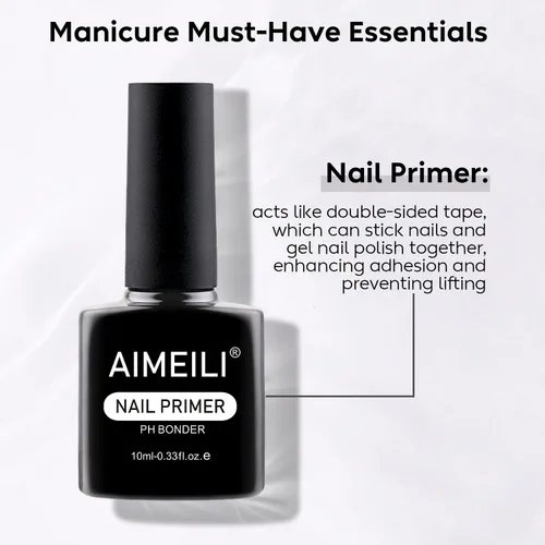 Miniatura 6 de AIMEILI Base de gel UV LED para polvo acrílico y gel constructor de uñas