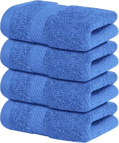 Miniatura 56 de Infinitee Xclusives Toallas de lujo para la ducha [13 x 13] – 100% algodón [paquete de 12], toallas faciales suaves y absorbentes para baño, Gris