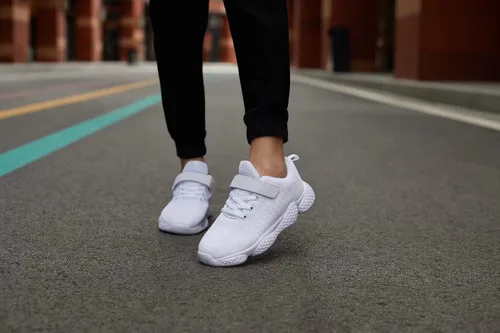Miniatura 7 de YAVY Tenis unisex para niños, tenis para correr, zapatos ligeros para caminar (niñosniñosniños pequeñosniños grandes)