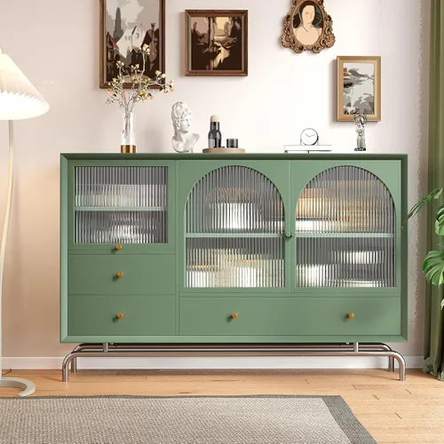 Miniatura 4 de VEELIKE Papel de Contacto Verde Salvia Grueso de 15.7''x118'' para Gabinetes y Paredes, Despegar y Pegar, Papel Tapiz Verde Removible