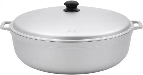Miniatura 13 de IMUSA Caldero - Olla con tapa de aluminio de 2 cuartos de galón, aluminio fundido, perfecta para servir grupos pequeños, asas remachadas, fabricada