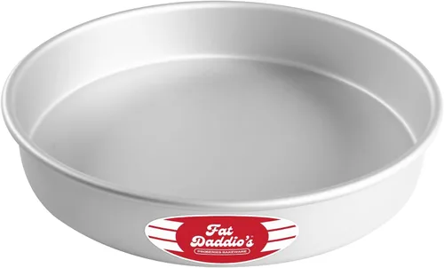 Miniatura 24 de Fat Daddio's PRD-1BOX Moldes Redondos para Pastel Mini Tier de Aluminio Anodizado para Una Caja de Mezcla, Juego de 3, Plateado