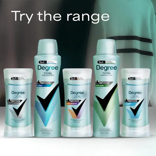 Miniatura 10 de Degree Desodorante antitranspirante sexy intriga para 72 horas de protección 3 en 1 contra el sudor, el olor y las manchas, 2.6 oz