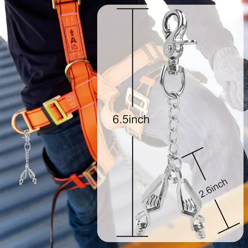 Miniatura 4 de MELOTOUGH Clips de Guante de Metal de Servicio Pesado Clips de Guantes para Trabajo Portadores de Guantes Clip de Guante de Seguridad con 2 Pinzas