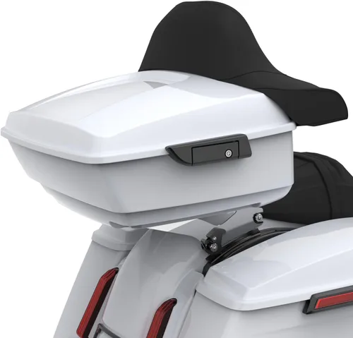 Miniatura 70 de Moto Onfire King Tour - Maletero con almohadilla de respaldo para Harley Touring 1997+ (Barracuda Silver)