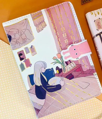 Miniatura 6 de KetA Diario kawaii, diario Kawaii para niñas, lindo cuaderno diario, cuaderno kawaii, 5 x 7 pulgadas, 5.1 x 7.1 in, 256 páginas, cubierta de piel