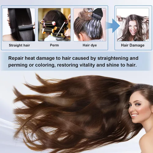 Miniatura 5 de Elitzia ETD2018FX - Plancha para el cabello congelado, plancha plana de terapia fría de 15.8F para reparación del cabello dañado y protección