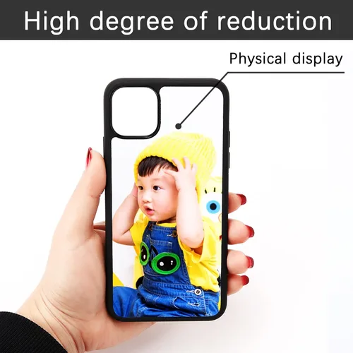 Miniatura 3 de ORJ 5 fundas de teléfono en blanco de sublimación para iPhone 13 de 6.1 pulgadas, funda protectora de goma suave a prueba de golpes