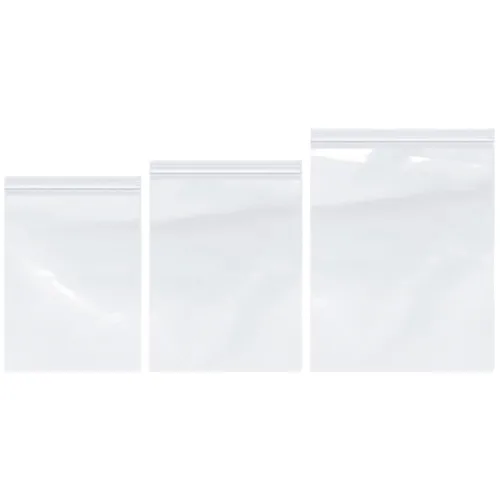 Miniatura 12 de Plymor 3" x 5" (100), 4" x 6" (100), 5" x 8" (100), Paquete Variado de 4 Mil de Grosor, Bolsas de Plástico Resistentes con Cierre de Cremallera