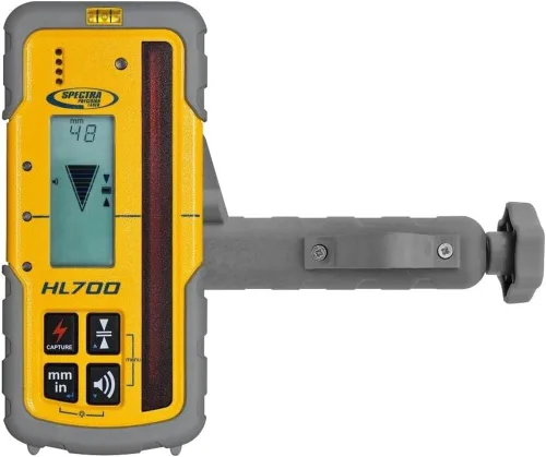 Spectra Precision Receptor de lectura digital HL700 para rendimiento básico y avanzado, gran altura de recepción de 5 pulgadas (5.0 in), pantallas