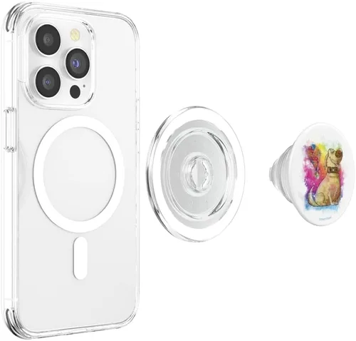 Miniatura 4 de Disney Pixar Up Dug - PopSockets de acuarela MagSafe PopGrip para iPhone