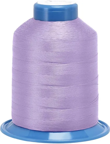 Miniatura 20 de uxcell Hilo de coser de poliéster extrafuerte de 1312 yardas, hilo de tapicería de 210D/0.013 in para costuras manuales y a máquina (azul)
