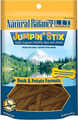 Miniatura 9 de Natural Balance Premios con ingredientes limitados Jumpin' Stix, golosinas sin granos para perros adultos de todas las razas, receta de pollo, 10