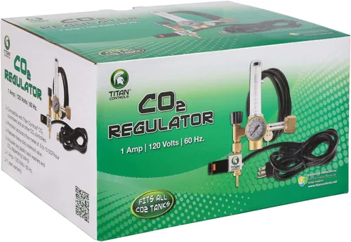 Miniatura 4 de Titan Controls Regulador de CO₂: compatible con controladores de CO₂ Titan Controls y otros controladores de CO₂, para jardines