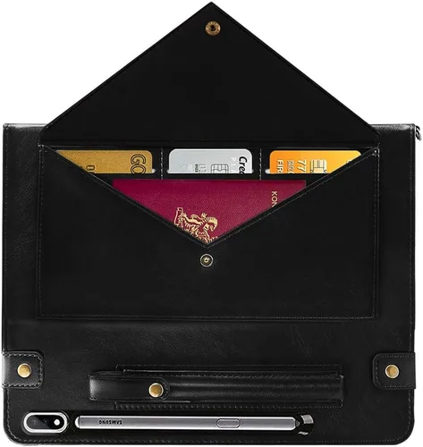 Miniatura 6 de Bolso Funda para Samsung Galaxy Tab S10 FE/S9 FE 10.9"/S9/S8/S7 11", Techcircle Folio con Soporte Cruzado, Billetera con Ranura para Lápiz S Pen