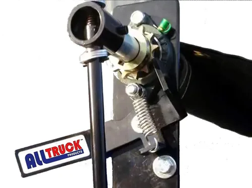 All Truck Products - Kit de rodillos de lona de manivela de 7 pies 6 pulgadas x 12 pies con lona de malla negra para camión volquete o remolque