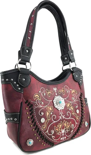 Miniatura 2 de Zelris Spring Bloom Western Concho - Bolso de mano para mujer