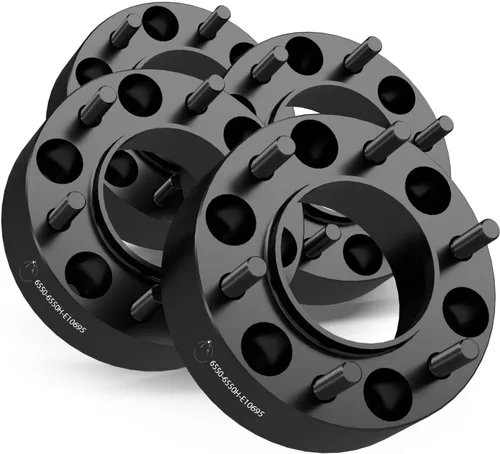 Miniatura 10 de Wheel Accessories Parts 4 adaptadores de espaciadores de rueda centrados en buje de 6 x 5.5, 0.236 x 5.500 in, 1.25 pulgadas de grosor, 3.063 in