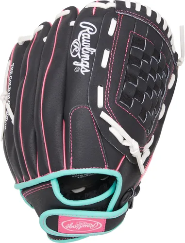 Miniatura 4 de Rawlings Serie Sure Catch - Guante de sóftbol juvenil Tamaños 10" - 12.5" Múltiples estilos