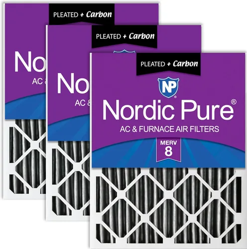 Miniatura 16 de Nordic Pure Filtros de aire plisados MERV 12 de 24 x 24 x 2 (tamaño real: 23 3/8 x 23 3/8 x 1 3/4)