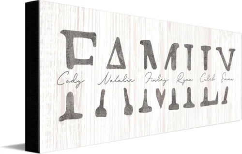 Miniatura 35 de Personal-Prints Arte Personalizado de PAPÁ e Hijos Personalizado con Todos los Nombres de los Niños Regalo Único y Personalizado para el Día
