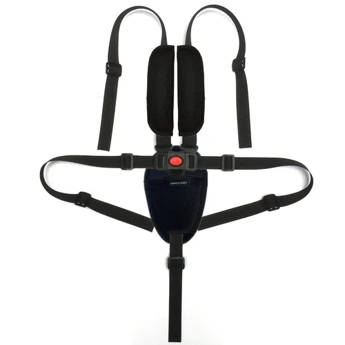 Cinturón de seguridad de AT, 5/3/2 puntos ajustable para bebé y niño, correa segura para silla alta (incluye almohadillas para los hombros y