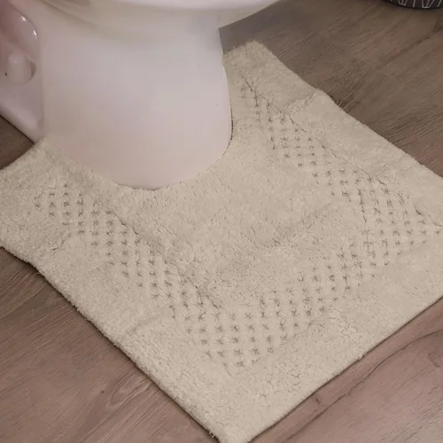 Miniatura 22 de Home Weavers Classy - Juego de alfombras de baño 100 % algodón, decoración de baño, lavable, extrasuave y absorbente, tapete de cocina, juego de Aqua