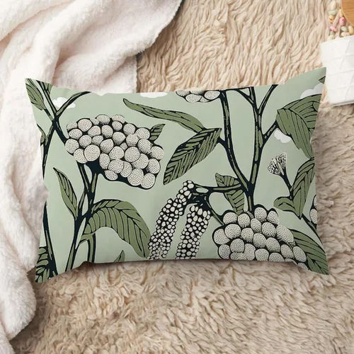 Miniatura 27 de ArogGeld Fundas de cojín de estilo chinoiserie, diseño de flores y pájaros, color rosa rubor, diseño de animales de pavo real, jardín asiático