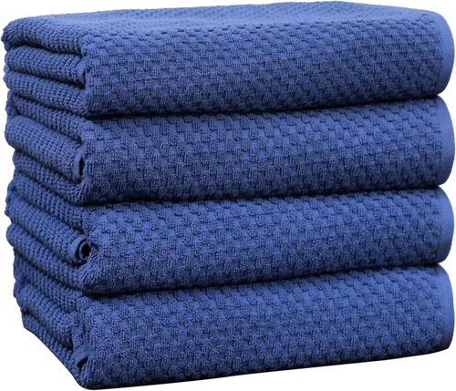 Miniatura 26 de COTTON CRAFT Sábanas de Baño con Tejido de Gofre - Juego de 2 Sábanas de Baño de Lujo Estilo Spa Europeo con Tejido de Gofre - Sábana de Baño de Gris