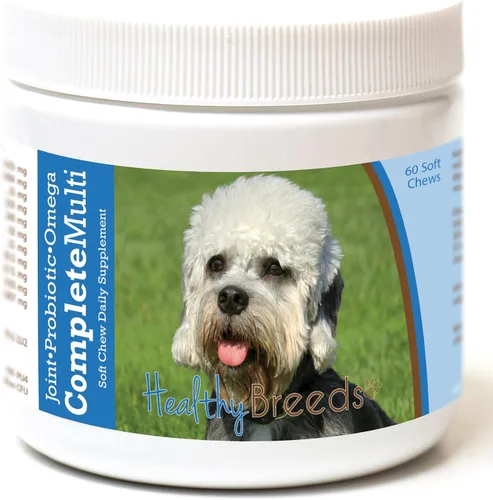 Miniatura 315 de Healthy Breeds Pug todo en uno multivitamínico suave masticable 60