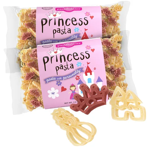 Miniatura 59 de Pastabilities Pasta con forma divertida para niños, sopa de fideos de dinosaurio, divertido dinosaurio con mezcla de sopa temática animal, pasta