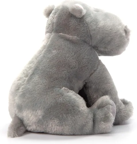 Miniatura 8 de Juguete de peluche de hipopótamo The Petting Zoo, regalos para niños, animales salvajes del zoológico, juguete de peluche de hipopótamo 12 pulgadas