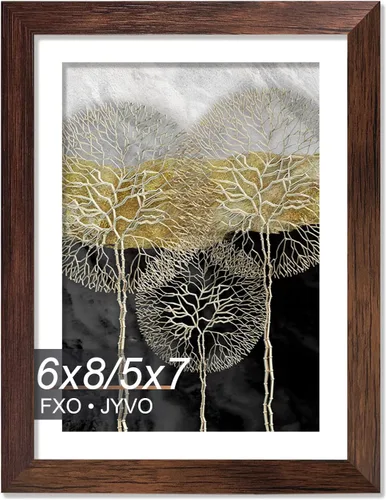 Miniatura 109 de Fxojyvo Marco de Fotos de 4x6, Muestra Foto de 3.5x5 con Paspartú o 4 x 6 Sin Paspartú, Liviano y de Alta Transparencia Marco de 4 por 6 para Pared