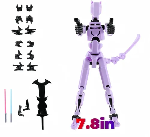 Miniatura 15 de Figura de acción T13 ensamblada, Figura de acción T13 impresa en 3D grande de 11.8 pulgadas, Figura de acción Titan 13, Figura de acción Dummy 13