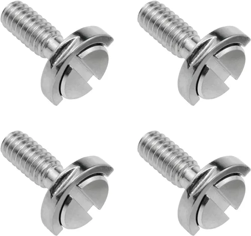 Lovelysp - Tornillos de fijación de cámara de acero inoxidable con anillo en D de 1/4-20 roscas, adecuados para tornillos adaptadores, trípode de