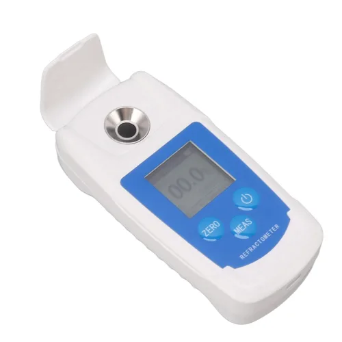 lyrlody Refractómetro digital Brix, probador de contenido de azúcar alta precisión con compensación automática de temperatura para bebidas de
