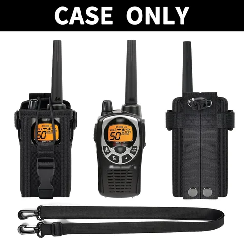 Miniatura 2 de ANKHOH Funda Holster para Radio Compatible con GXT1000VP4 Radio Bidireccional GMRS de 50 Canales, Estuche para Walkie Talkie de Largo Alcance