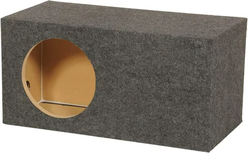 Miniatura 5 de QPower HD112VL Caja de subwoofer con puerto lateral resistente de 12 pulgadas SPL XL con cubierta de alfombra duradera para sistemas de audio