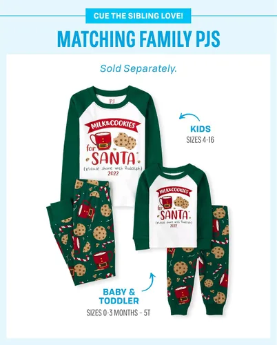Miniatura 2 de The Children's Place Baby Christmas Pajamas, Cotton