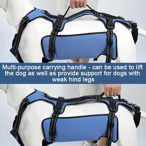 Miniatura 6 de Arnés de elevación para perros Coodeo, soporte completo del cuerpo y correa de recuperación, chaleco de elevación para rehabilitación de mascotas