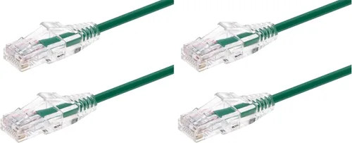 Miniatura 34 de Monoprice - Cable de conexión Ethernet Cat6 14 pies, gris, nivel de componente, UTP 28AWG 550 MHz, cable de cobre desnudo puro, sin enganches, RJ45
