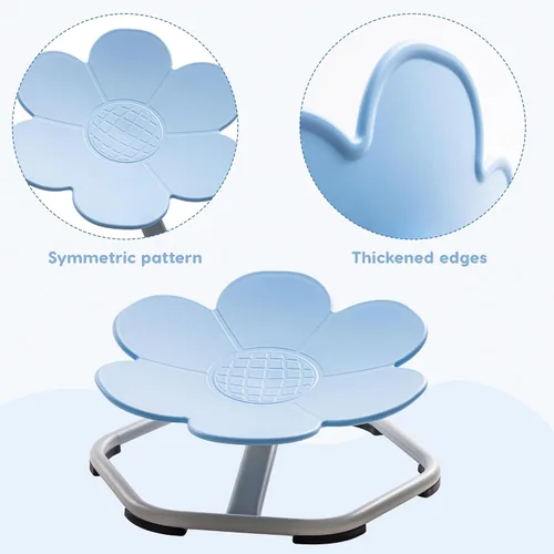 Miniatura 6 de ROBUD Silla giratoria sensorial para niños, silla giratoria para niños con autismo con diseño antideslizante, entrenamiento de coordinación