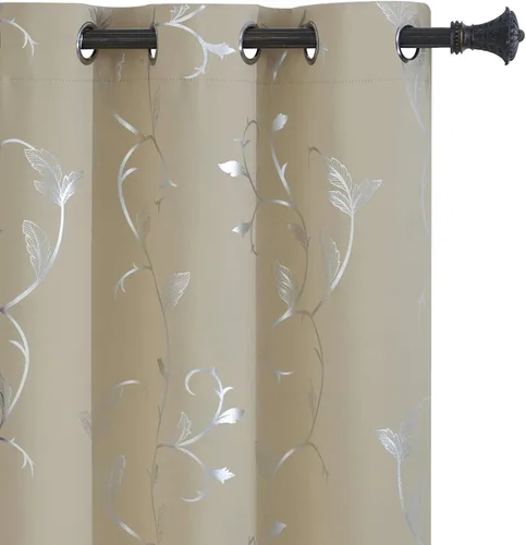 Miniatura 32 de BUHUA Cortinas Opacas de 63 Pulgadas de Largo, 2 Paneles con Aislamiento Térmico, Tratamiento de Ventana para Dormitorio, Cortinas Oscurecedoras