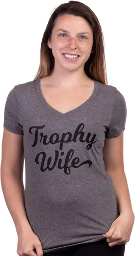 Miniatura 2 de Camisetas divertidas para mujer, con frase sarcástica y con cuello en V