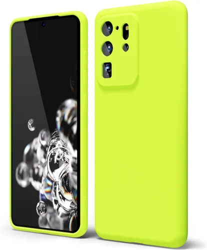 Miniatura 337 de oakxco Funda para teléfono Samsung Galaxy S21 Ultra con agarre de silicona líquida, bonita funda delgada y delgada de goma suave de TPU lisa