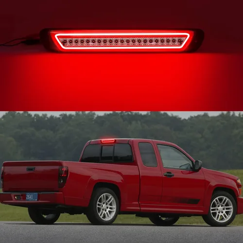 Miniatura 6 de R&F Auto Tercera luz de freno LED de repuesto para Colorado/Canyon (2004-2012) Luces de carga de techo de camioneta, lámpara de freno de montaje B